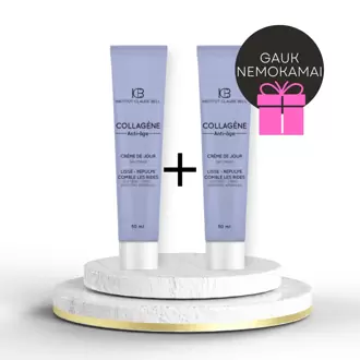 Pirk senėjimą stabdantį kremą kaklo odai su kolagenu ir antrą gauk NEMOKAMAI!